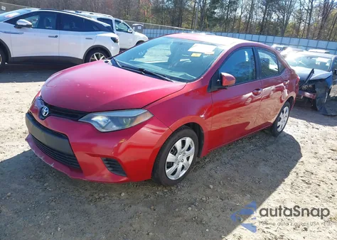 2014 Toyota Corolla Le from USA, damaged, VIN 2T1BURHE4EC071765